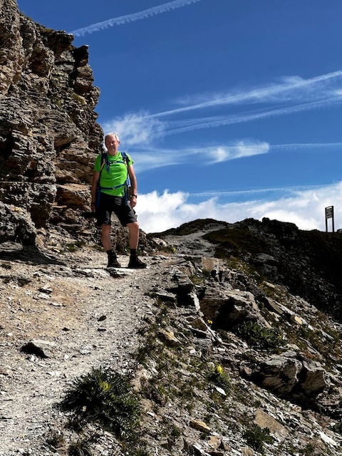Wandeling Goldseeweg met een prachtig uitzicht op de Ortler 26 Juli 2024