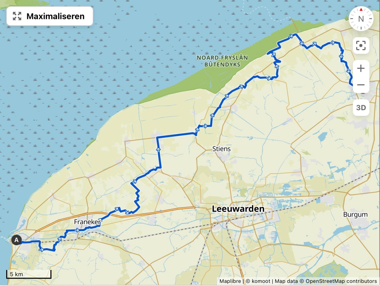 2025-07-23 Elfstedentocht Harlingen – Dokkum&nbsp;fietstocht