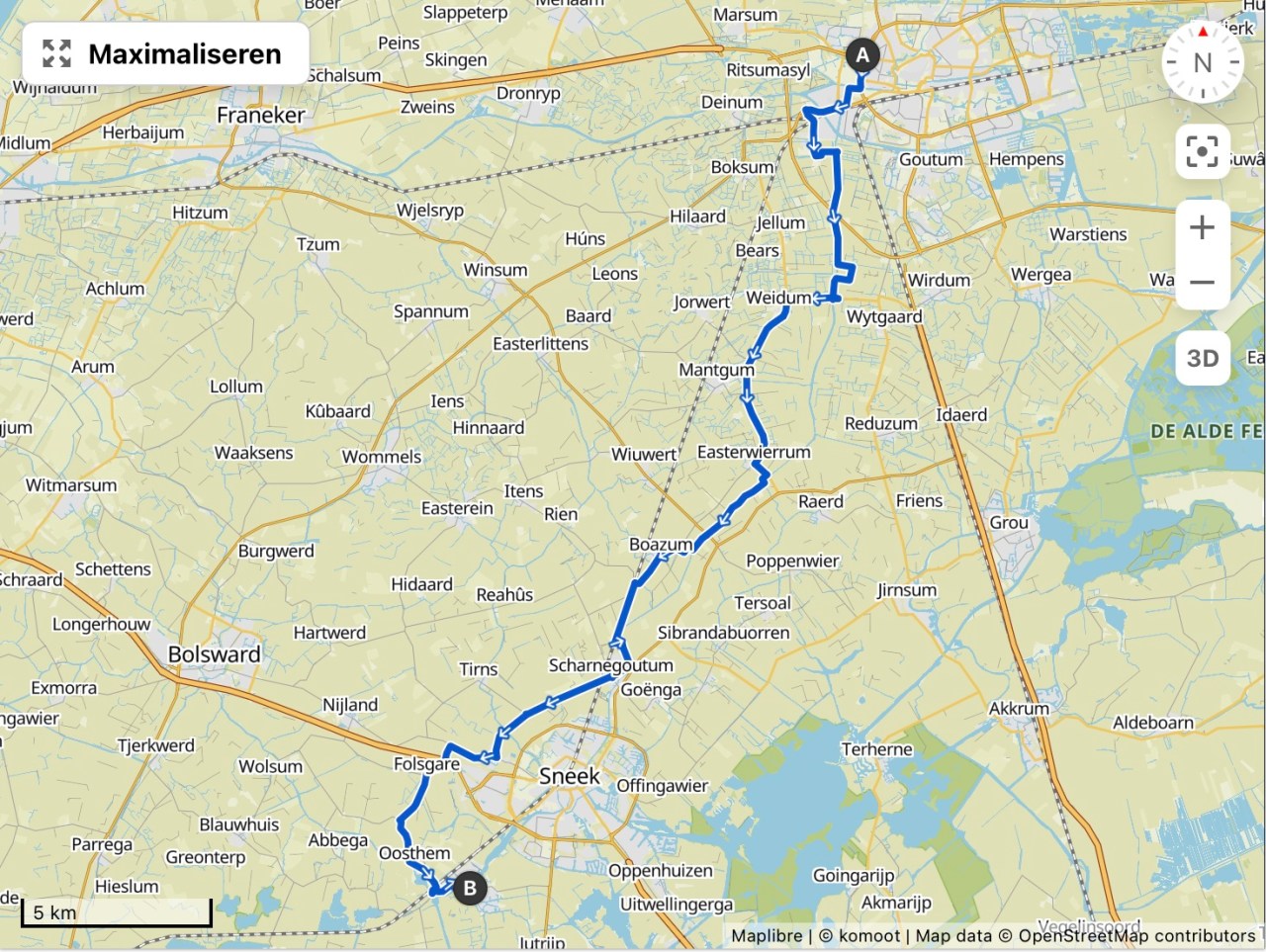 2025-07-25 Elfstedentocht Leeuwaarden – Ijlst&nbsp;fietstocht